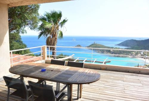 The villa "Carol" with its private pool (7m x 4m) and heated spa, overlooking...