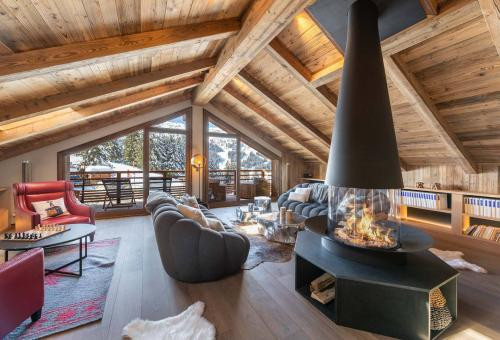 Magnifique chalet avec espace bien-être, idéalement situé au Rond Point des...