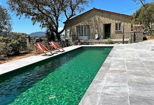 Villa vue mer avec piscine chauffée sur le Golfe du Valinco - Olmeto